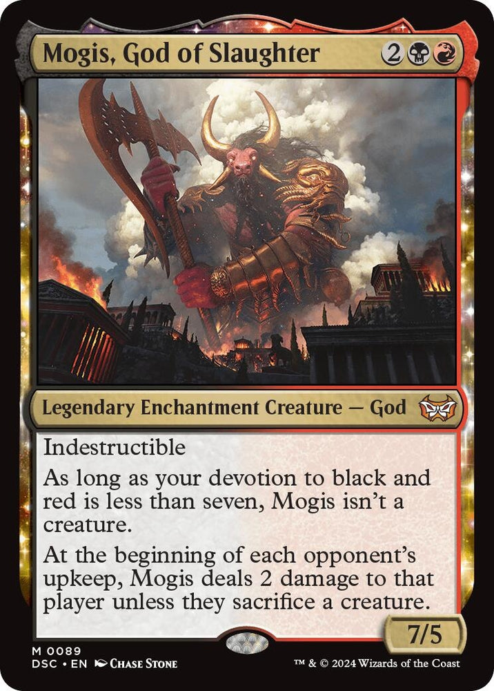 Image for Mogis, God of Slaughter (89) [Commander: Duskmourn: House of Horror]
