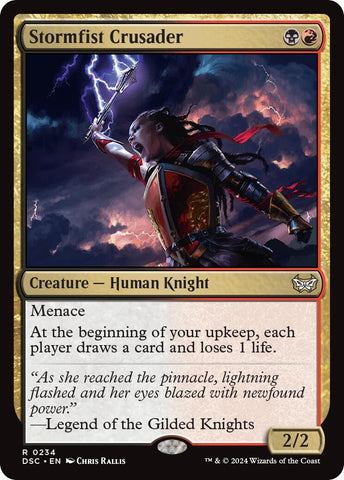 Image for Stormfist Crusader (234) [Commander: Duskmourn: House of Horror]