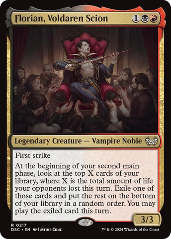 Image for Florian, Voldaren Scion (217) [Commander: Duskmourn: House of Horror]