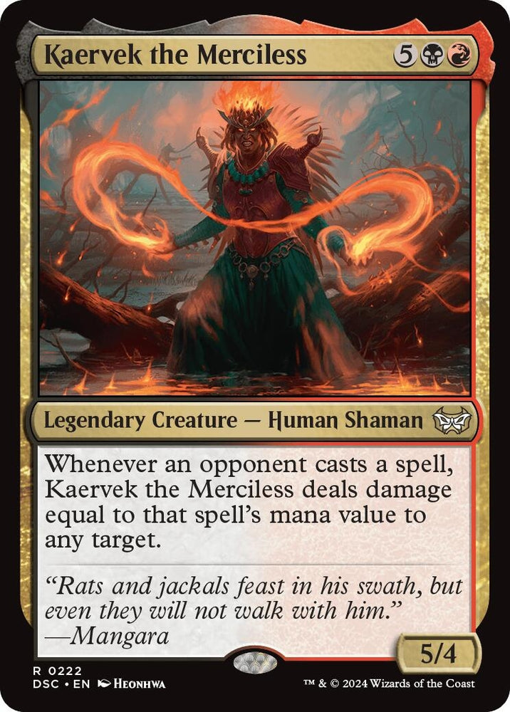 Image for Kaervek the Merciless (222) [Commander: Duskmourn: House of Horror]