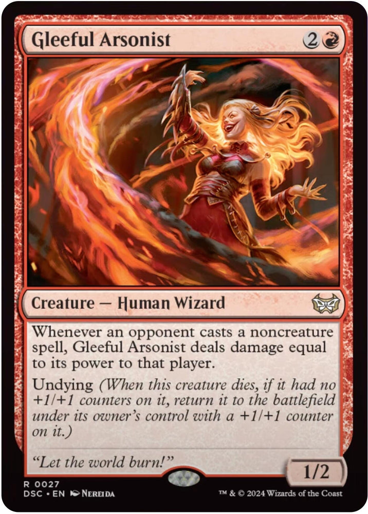 Image for Gleeful Arsonist (27) [Commander: Duskmourn: House of Horror]
