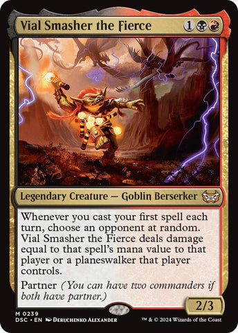 Image for Vial Smasher the Fierce (239) [Commander: Duskmourn: House of Horror]