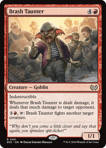 Image for Brash Taunter (161) [Commander: Duskmourn: House of Horror]