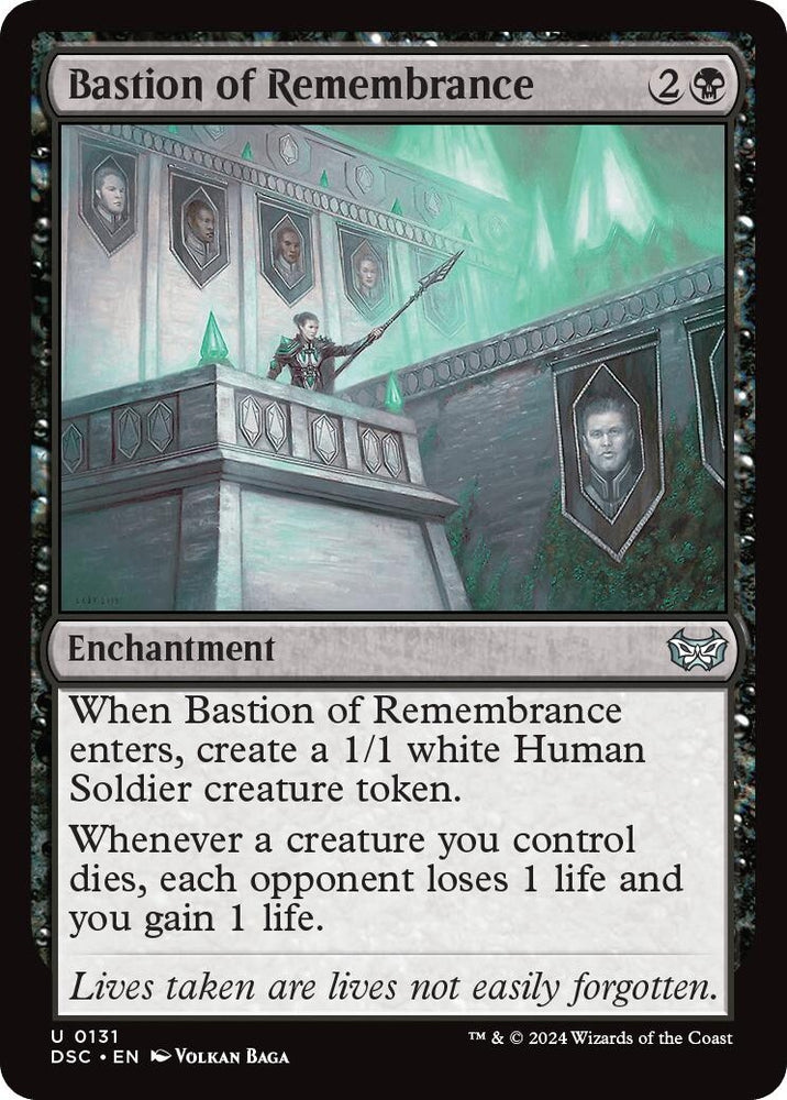 Image for Bastion of Remembrance (131) [Commander: Duskmourn: House of Horror]