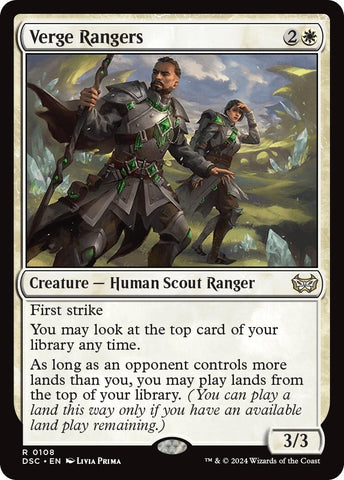 Image for Verge Rangers (108) [Commander: Duskmourn: House of Horror]