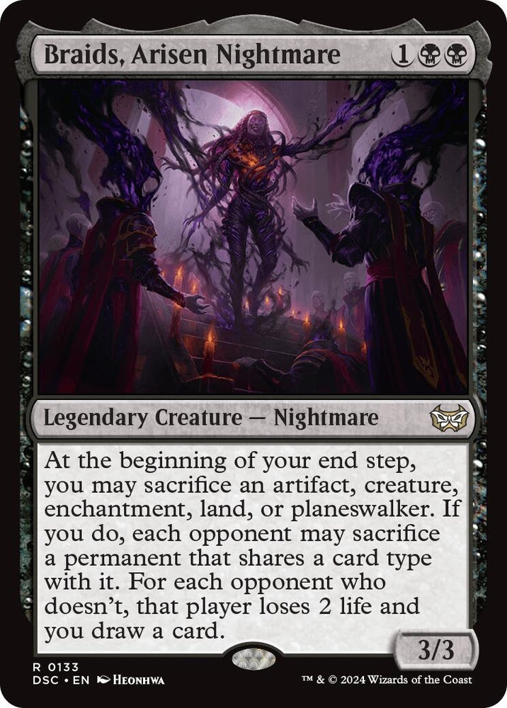 Image for Braids, Arisen Nightmare (133) [Commander: Duskmourn: House of Horror]