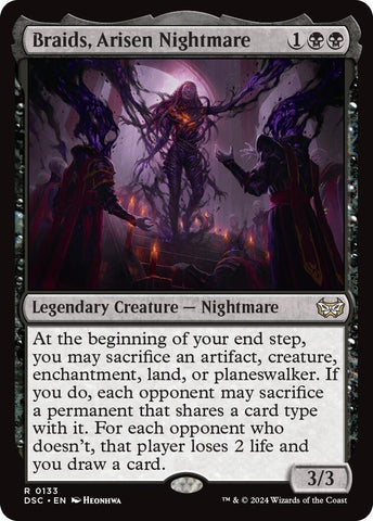 Image for Braids, Arisen Nightmare (133) [Commander: Duskmourn: House of Horror]