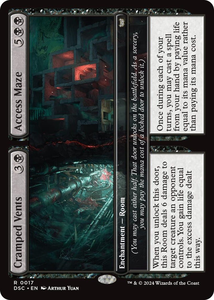 Image for Cramped Vents // Access Maze (17) [Commander: Duskmourn: House of Horror]
