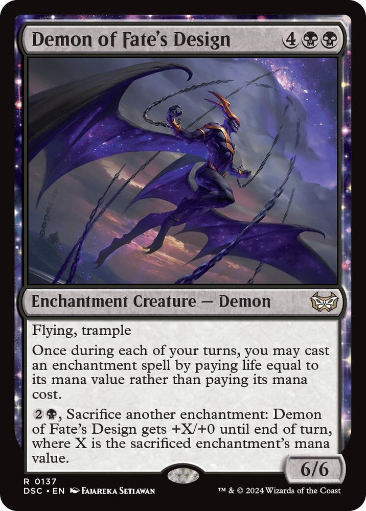 Image for Demon of Fate's Design (137) [Commander: Duskmourn: House of Horror]