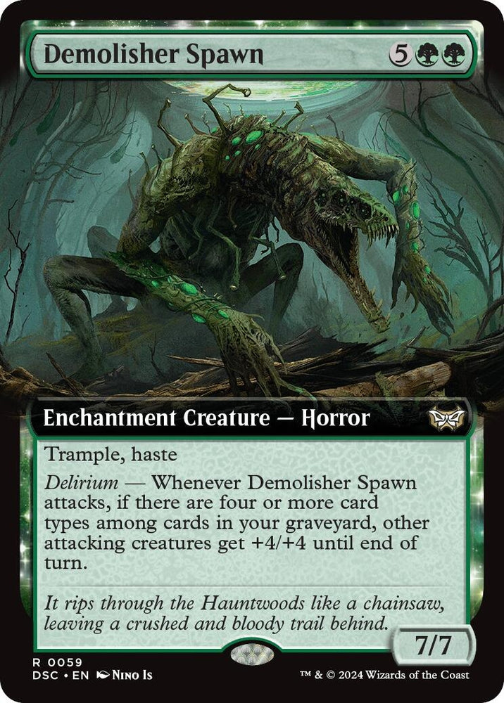 Image for Demolisher Spawn (Extended Art) (59) [Commander: Duskmourn: House of Horror]