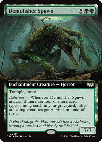Image for Demolisher Spawn (Extended Art) (59) [Commander: Duskmourn: House of Horror]