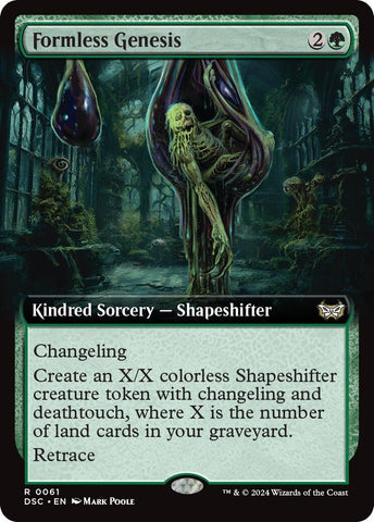 Image for Formless Genesis (Extended Art) (61) [Commander: Duskmourn: House of Horror]