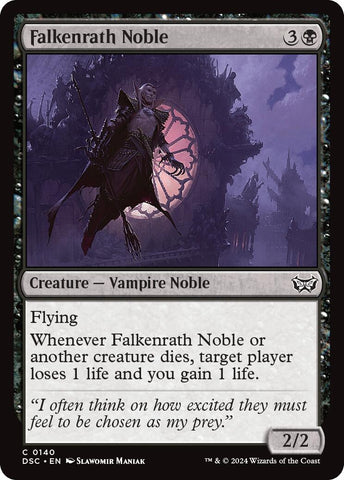 Image for Falkenrath Noble (140) [Commander: Duskmourn: House of Horror]