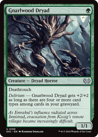 Image for Gnarlwood Dryad (180) [Commander: Duskmourn: House of Horror]