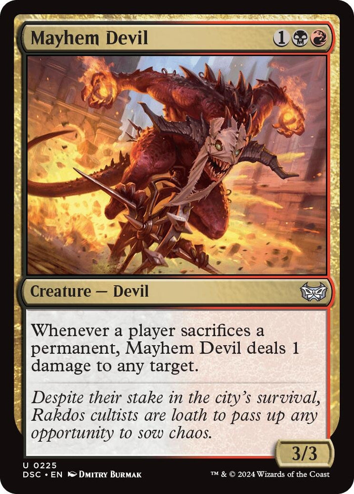 Image for Mayhem Devil (225) [Commander: Duskmourn: House of Horror]