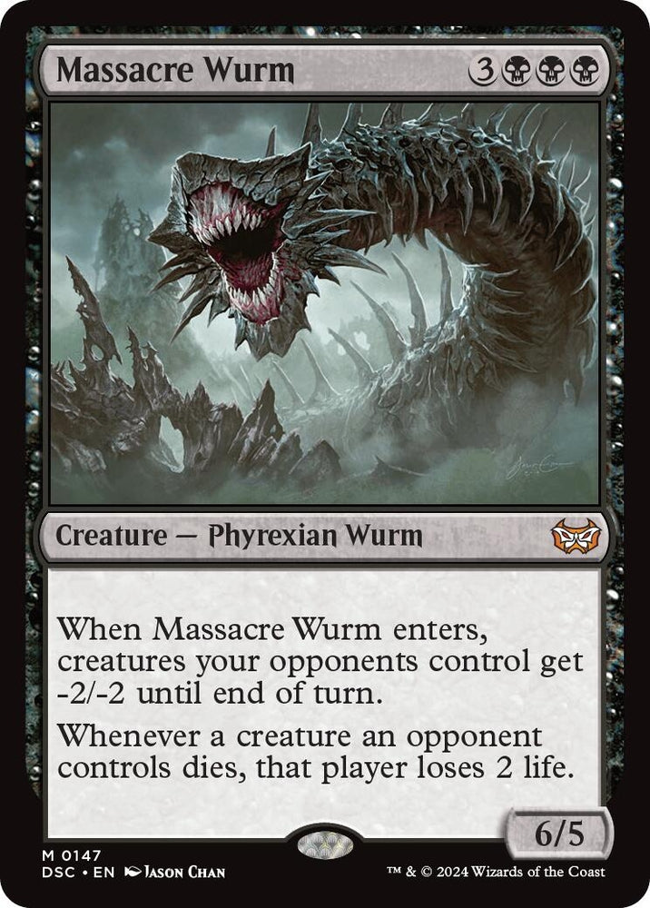 Image for Massacre Wurm (147) [Commander: Duskmourn: House of Horror]