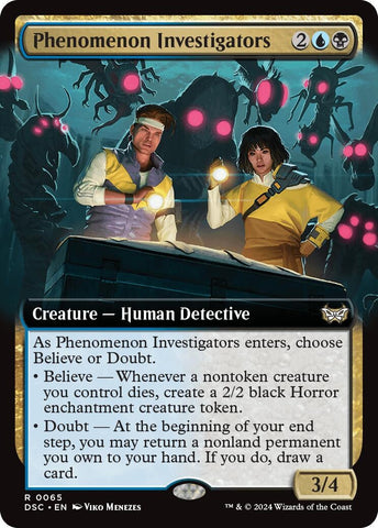 Image for Phenomenon Investigators (Extended Art) (65) [Commander: Duskmourn: House of Horror]