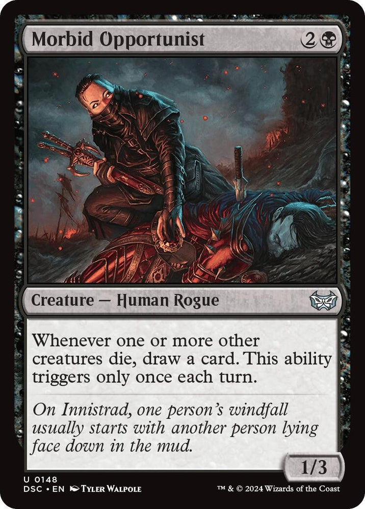 Image for Morbid Opportunist (148) [Commander: Duskmourn: House of Horror]