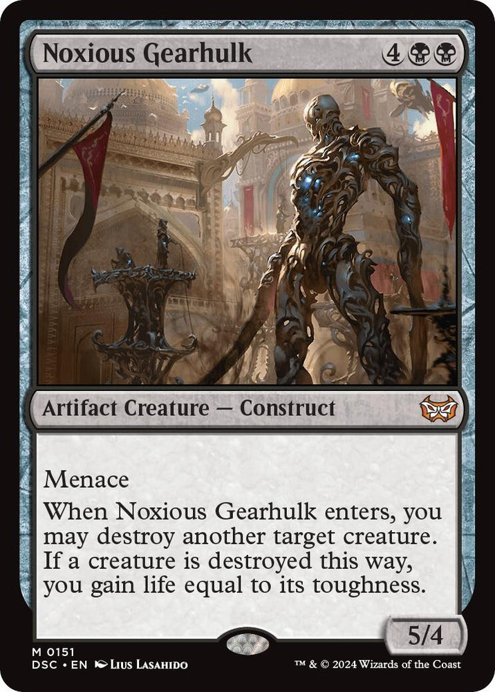 Image for Noxious Gearhulk (151) [Commander: Duskmourn: House of Horror]
