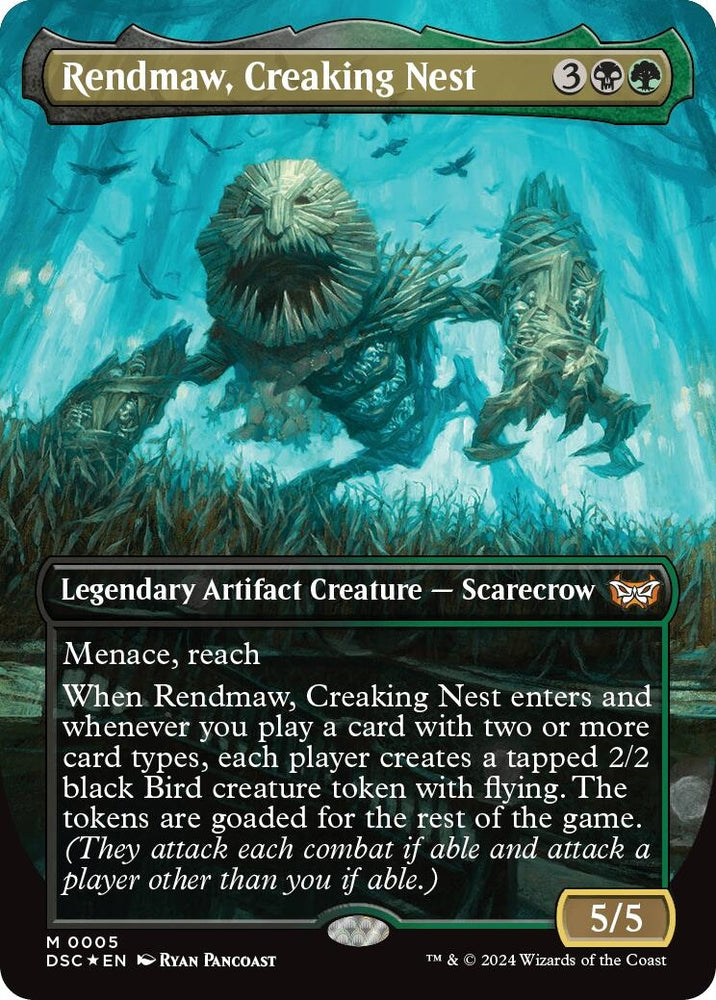Image for Rendmaw, Creaking Nest (Borderless) (5) [Commander: Duskmourn: House of Horror]