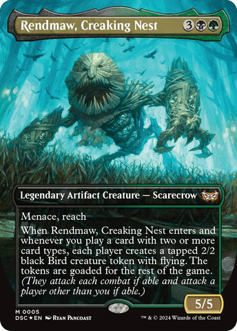 Image for Rendmaw, Creaking Nest (Borderless) (5) [Commander: Duskmourn: House of Horror]