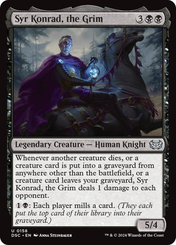 Image for Syr Konrad, the Grim (158) [Commander: Duskmourn: House of Horror]