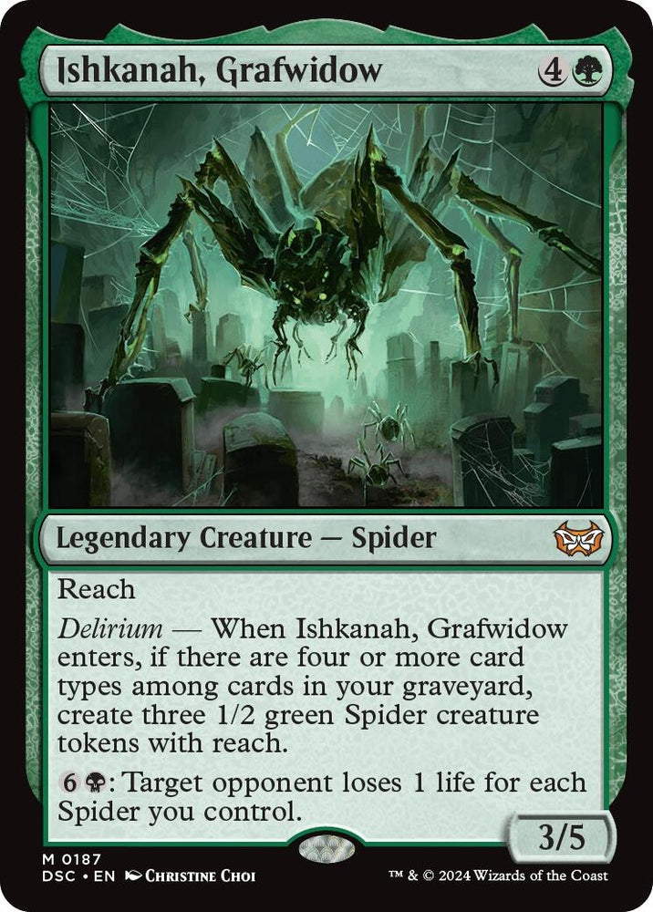 Image for Ishkanah, Grafwidow (187) [Commander: Duskmourn: House of Horror]