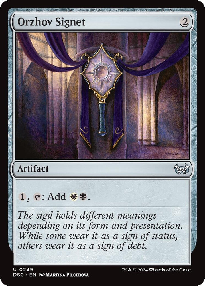 Image for Orzhov Signet (249) [Commander: Duskmourn: House of Horror]