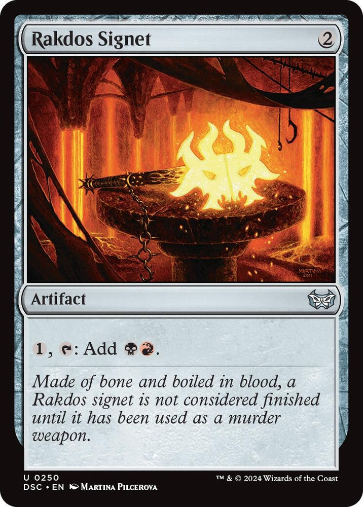 Image for Rakdos Signet (250) [Commander: Duskmourn: House of Horror]