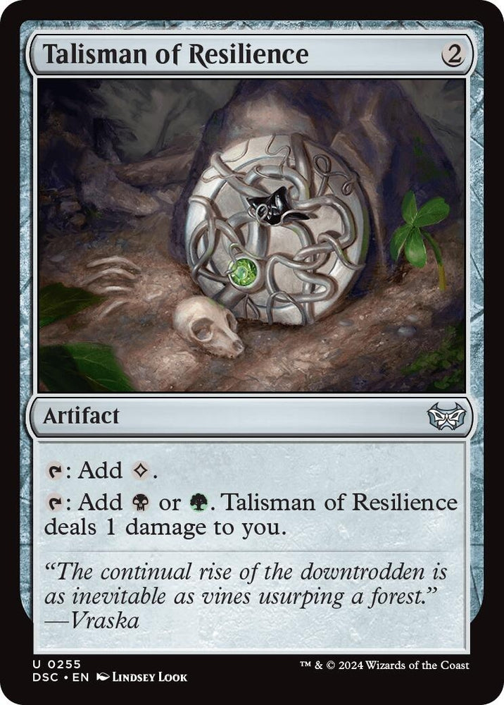 Image for Talisman of Resilience (255) [Commander: Duskmourn: House of Horror]
