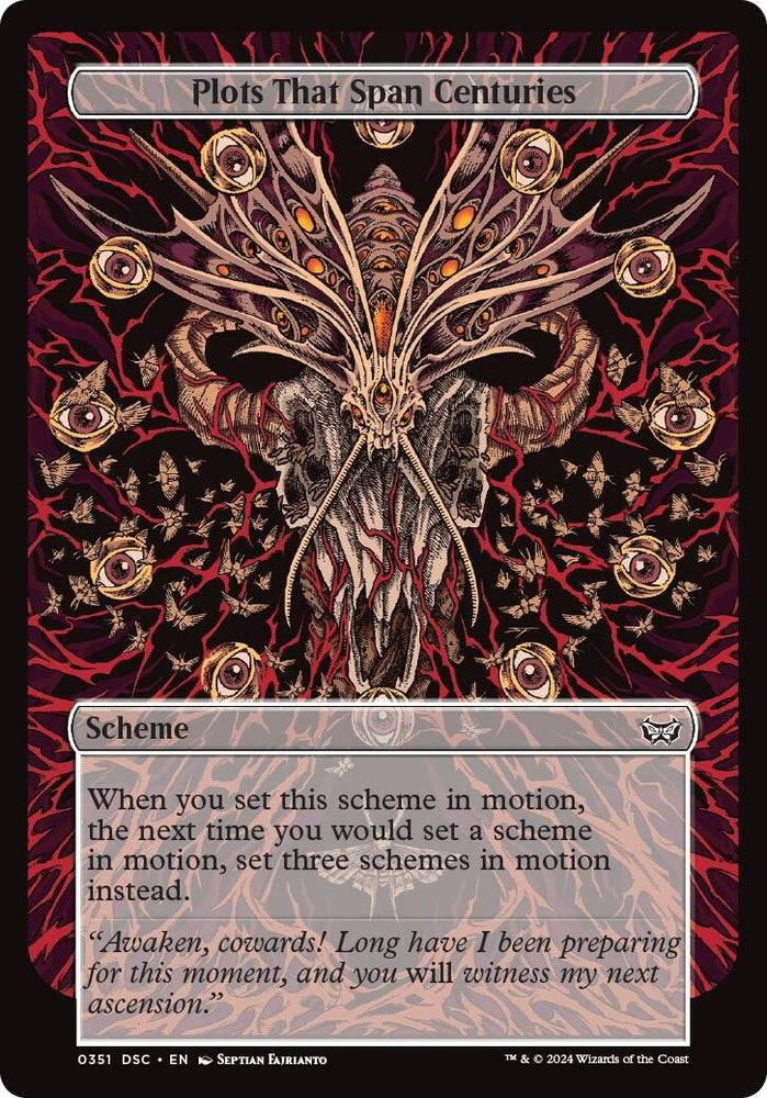 Image for Plots That Span Centuries (Full Art) (351) [Archenemy: Duskmourn]