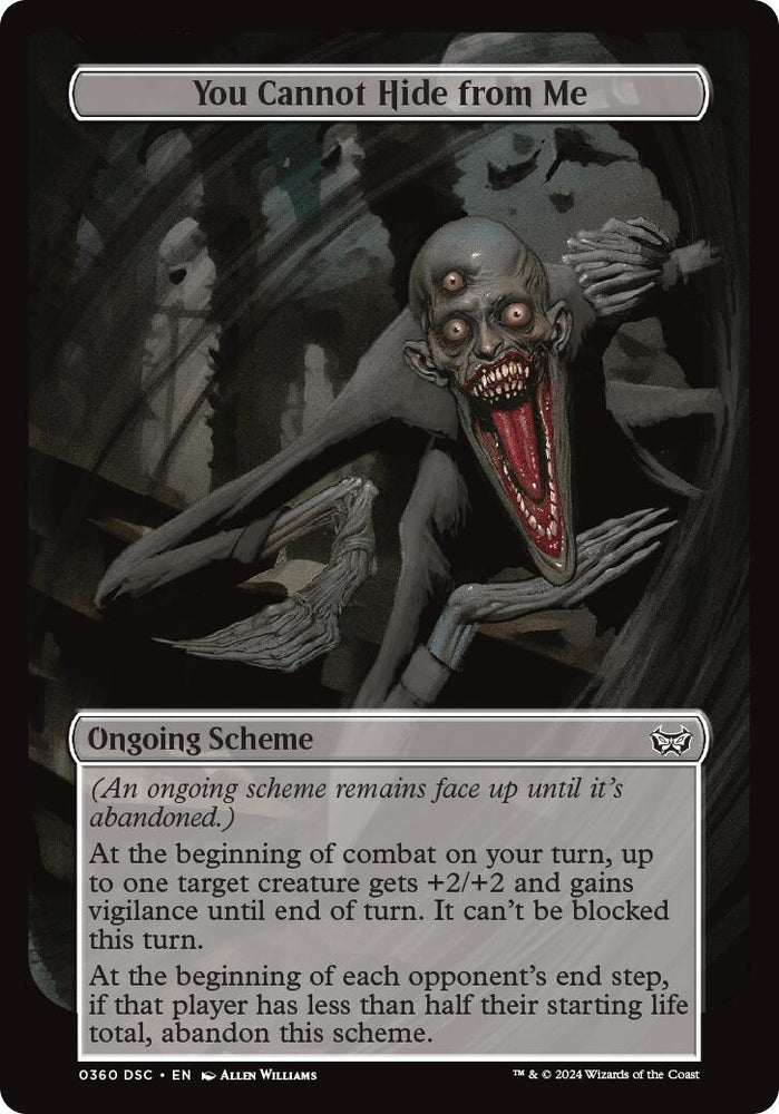 Image for You Cannot Hide from Me (Full Art) (360) [Archenemy: Duskmourn]