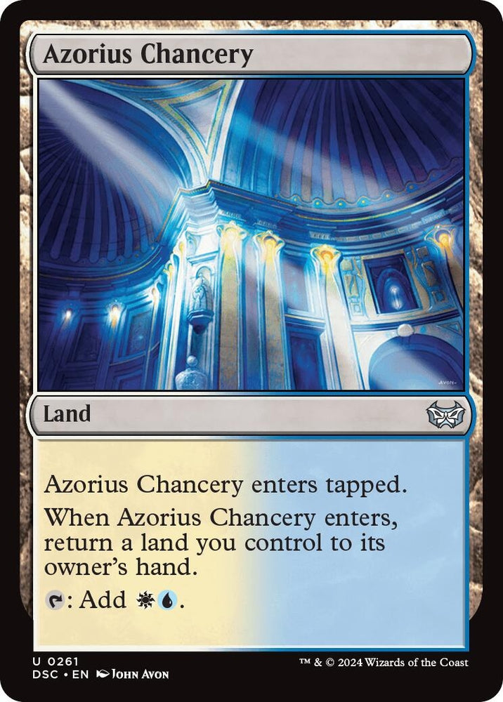 Image for Azorius Chancery (261) [Commander: Duskmourn: House of Horror]