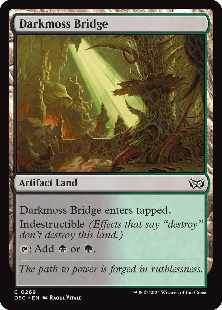 Image for Darkmoss Bridge (269) [Commander: Duskmourn: House of Horror]