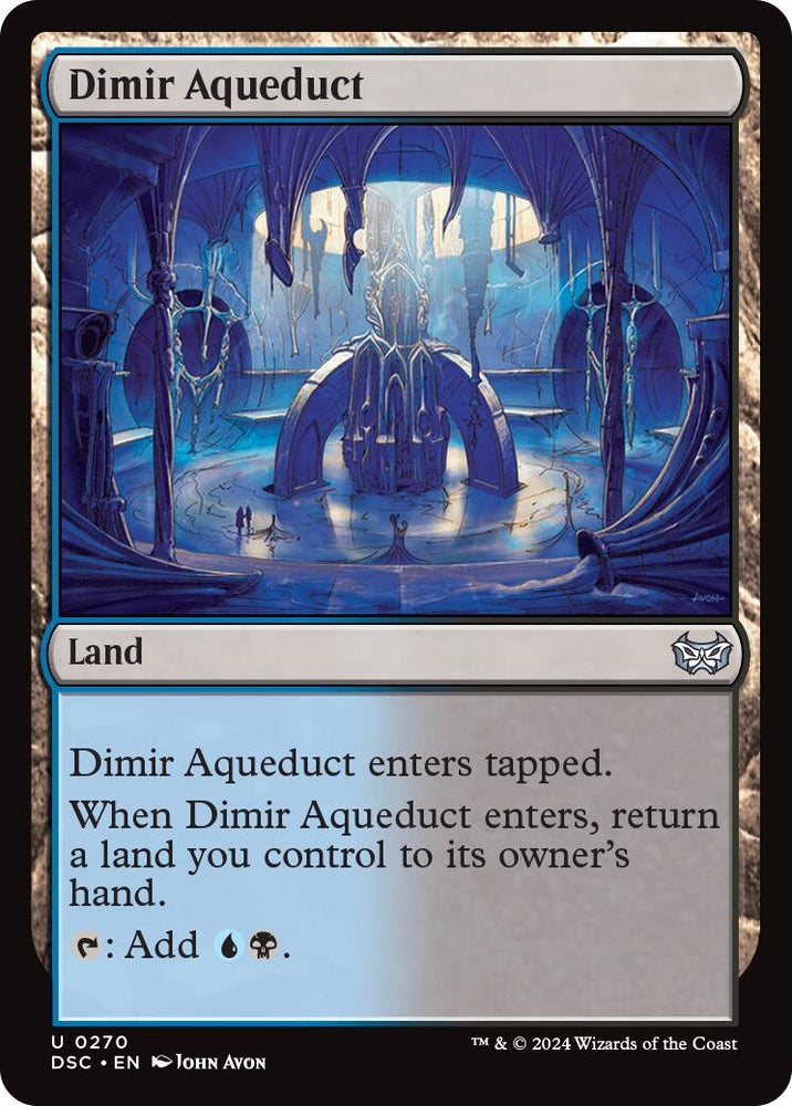 Image for Dimir Aqueduct (270) [Commander: Duskmourn: House of Horror]