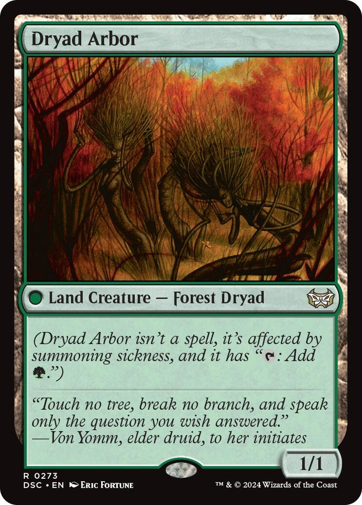 Image for Dryad Arbor (273) [Commander: Duskmourn: House of Horror]