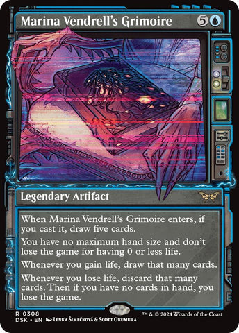 Image for Marina Vendrell's Grimoire (Showcase) (308) [Duskmourn: House of Horror]