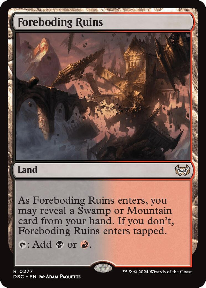 Image for Foreboding Ruins (277) [Commander: Duskmourn: House of Horror]