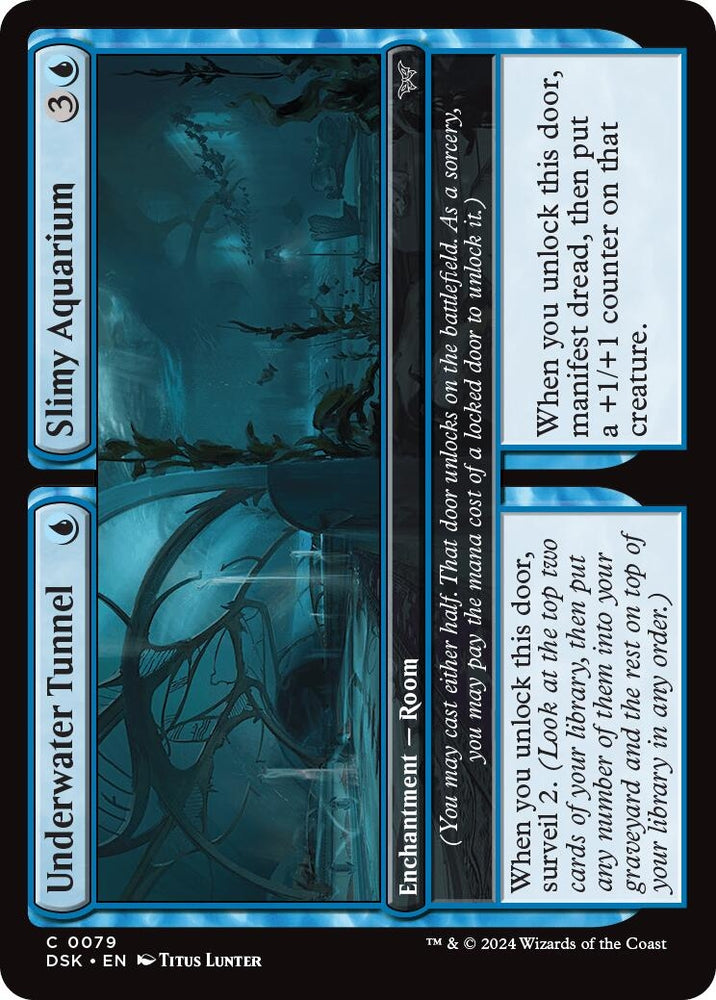 Image for Underwater Tunnel // Slimy Aquarium (79) [Duskmourn: House of Horror]