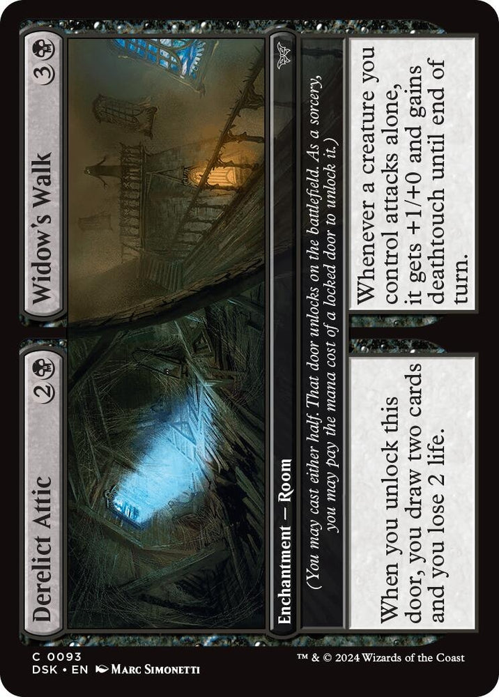 Image for Derelict Attic // Widow's Walk (93) [Duskmourn: House of Horror]