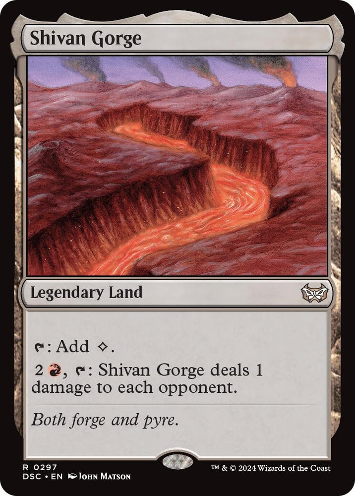 Image for Shivan Gorge (297) [Commander: Duskmourn: House of Horror]