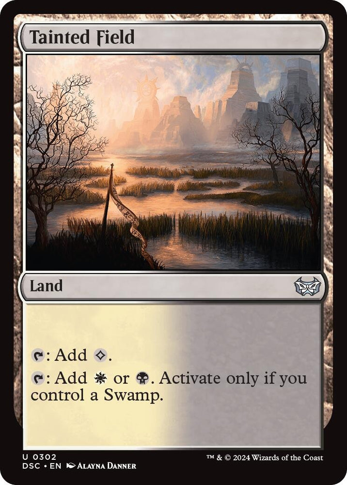 Image for Tainted Field (302) [Commander: Duskmourn: House of Horror]