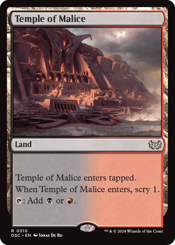 Image for Temple of Malice (310) [Commander: Duskmourn: House of Horror]