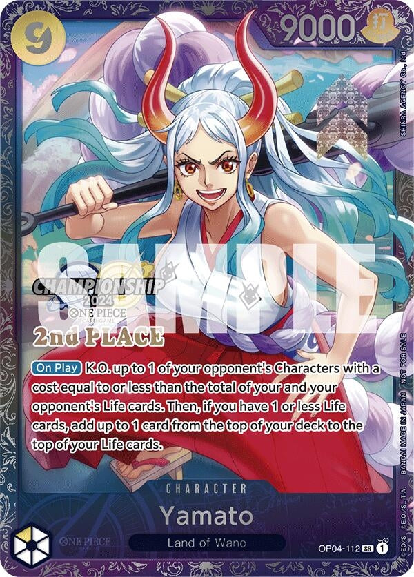 Image for Yamato (Championship 2024 Finals 2nd Place) (OP04-112) - One Piece Card Game