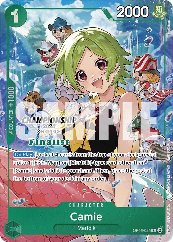 Camie (Championship 2024 Finalist Card Set) (OP06-025) (One Piece Promotion Cards)