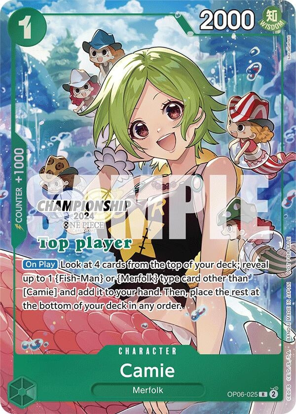 Camie (Championship 2024 Top Player Pack) (OP06-025) (One Piece Promotion Cards)