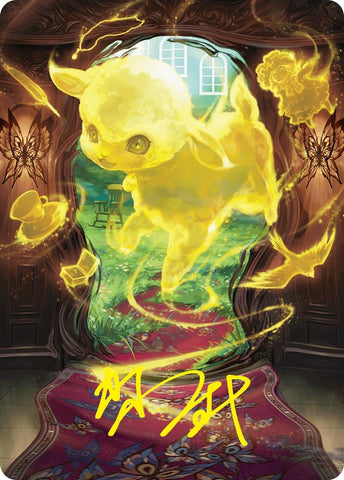 Image for Enduring Innocence Art Card (Gold-Stamped Signature) (46) [Art Series: Duskmourn: House of Horror]