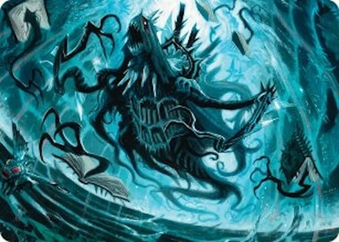 Image for Overlord of the Floodpits Art Card (4) [Art Series: Duskmourn: House of Horror]