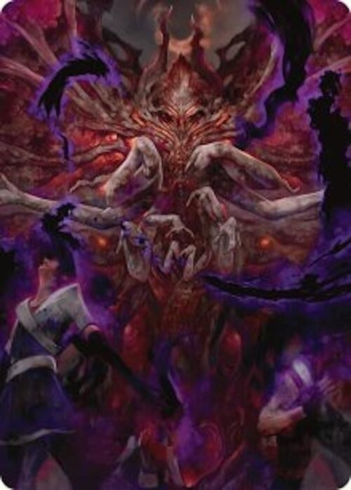 Image for Damnation Art Card (53) [Art Series: Duskmourn: House of Horror]
