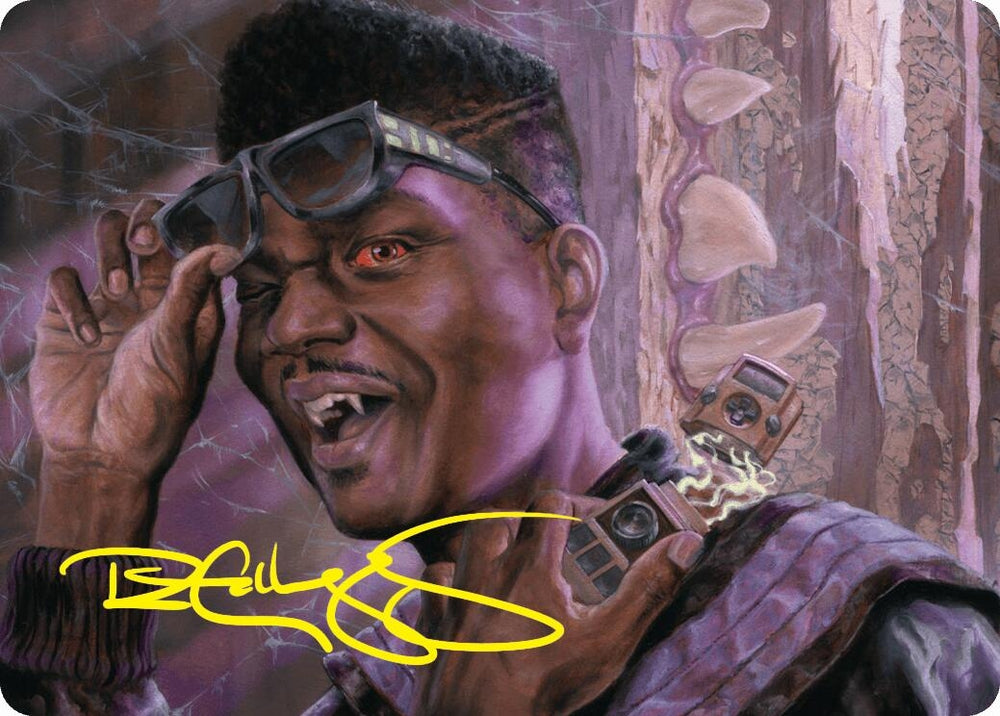 Image for Dashing Bloodsucker Art Card (Gold-Stamped Signature) (6) [Art Series: Duskmourn: House of Horror]